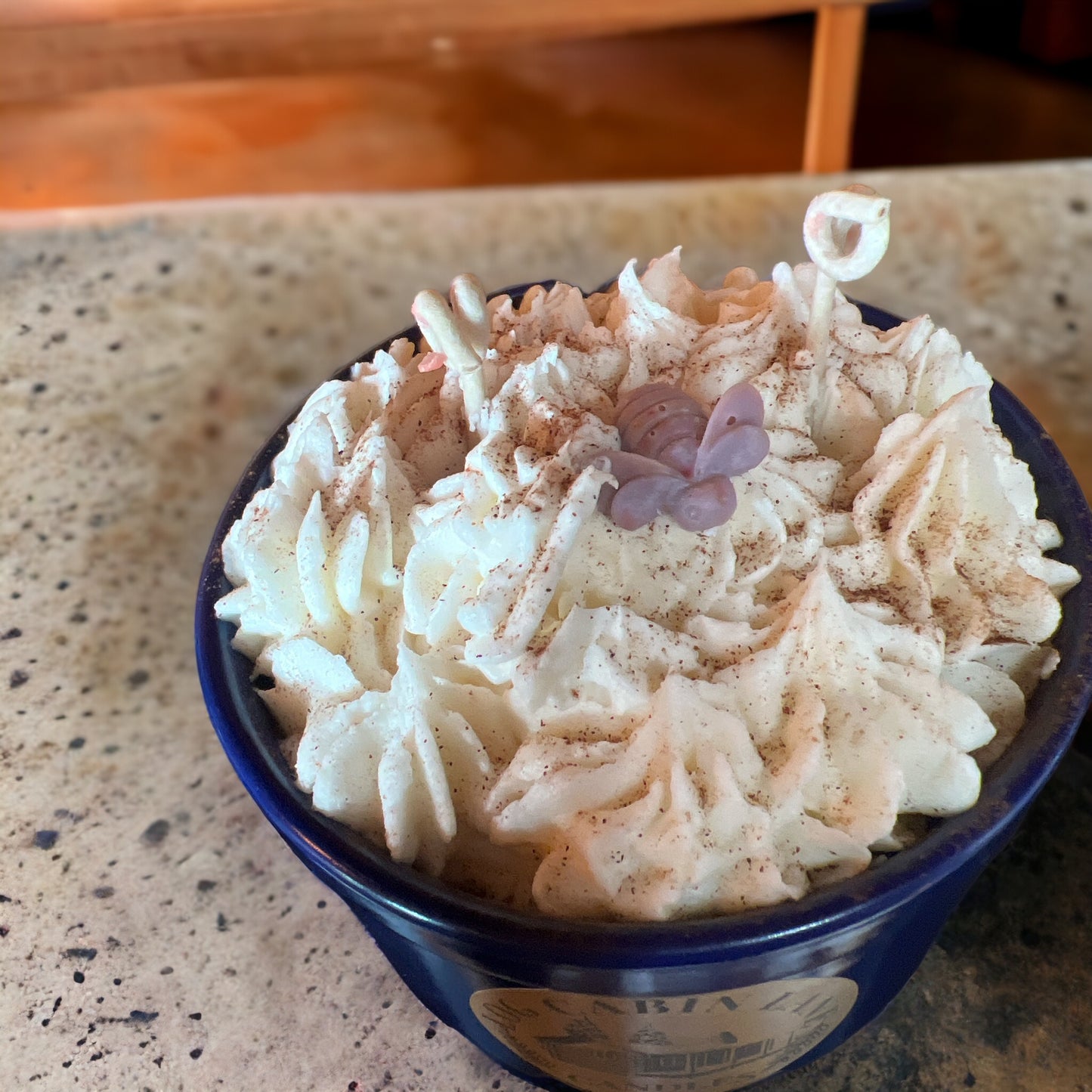 Coffee Shop large mug with WICK