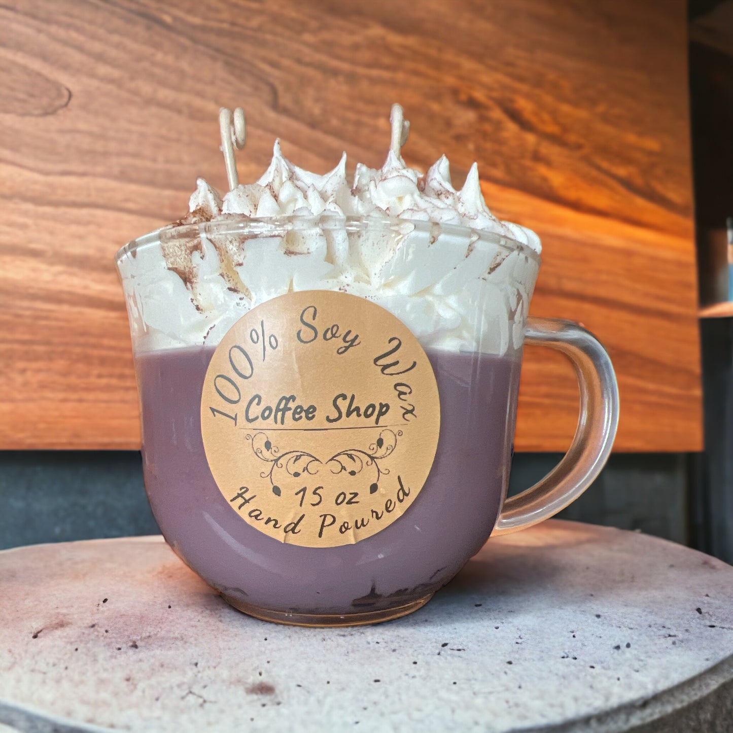 Coffee Shop Mug with WICK